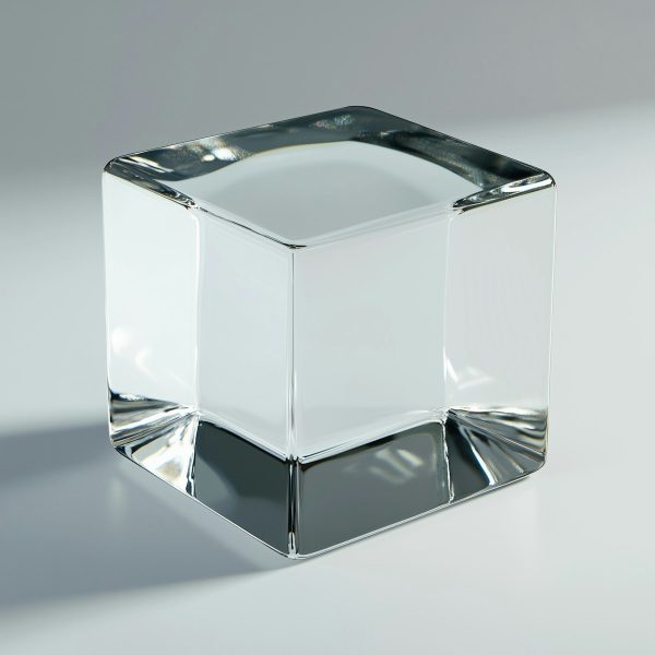 Transparent Glass Cube Transparent Glass Cube